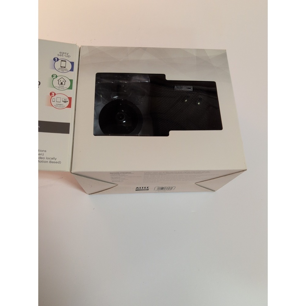 New Altec Lansing Smart Security System - Wi-Fi Camera & Speaker Voice Activated